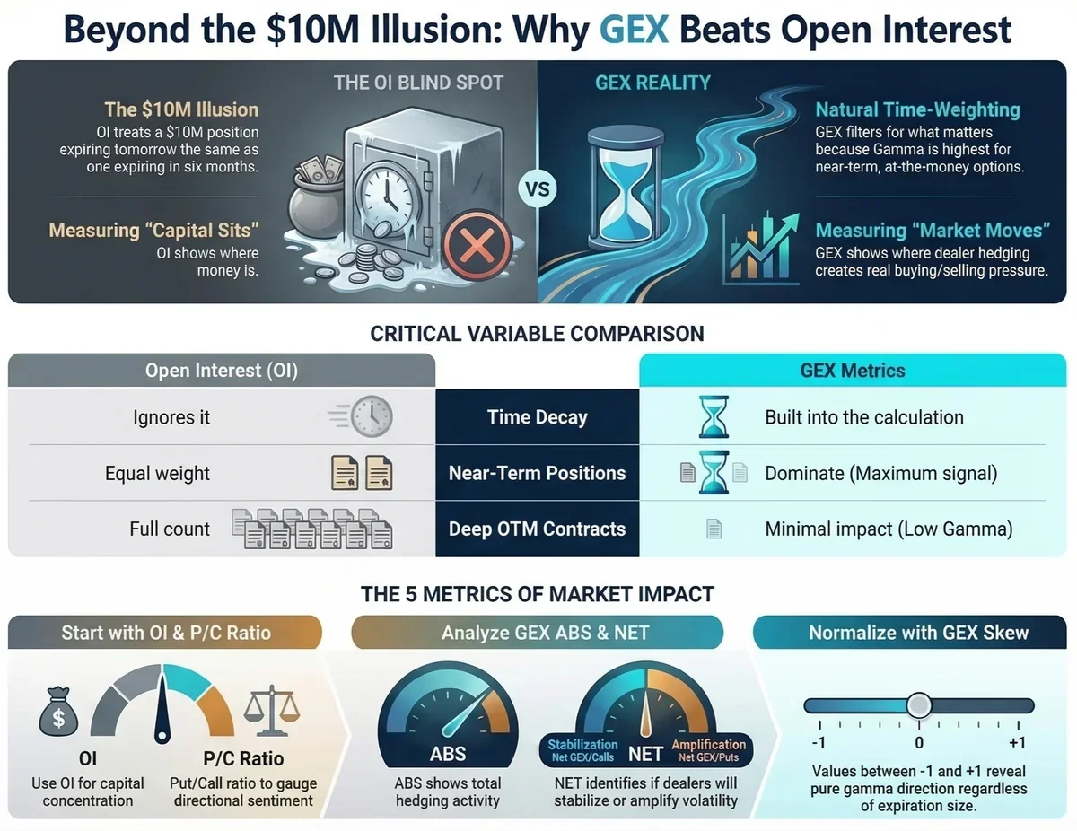 OI vs GEX comparison